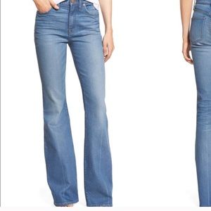 Madewell high waisted flare jeans